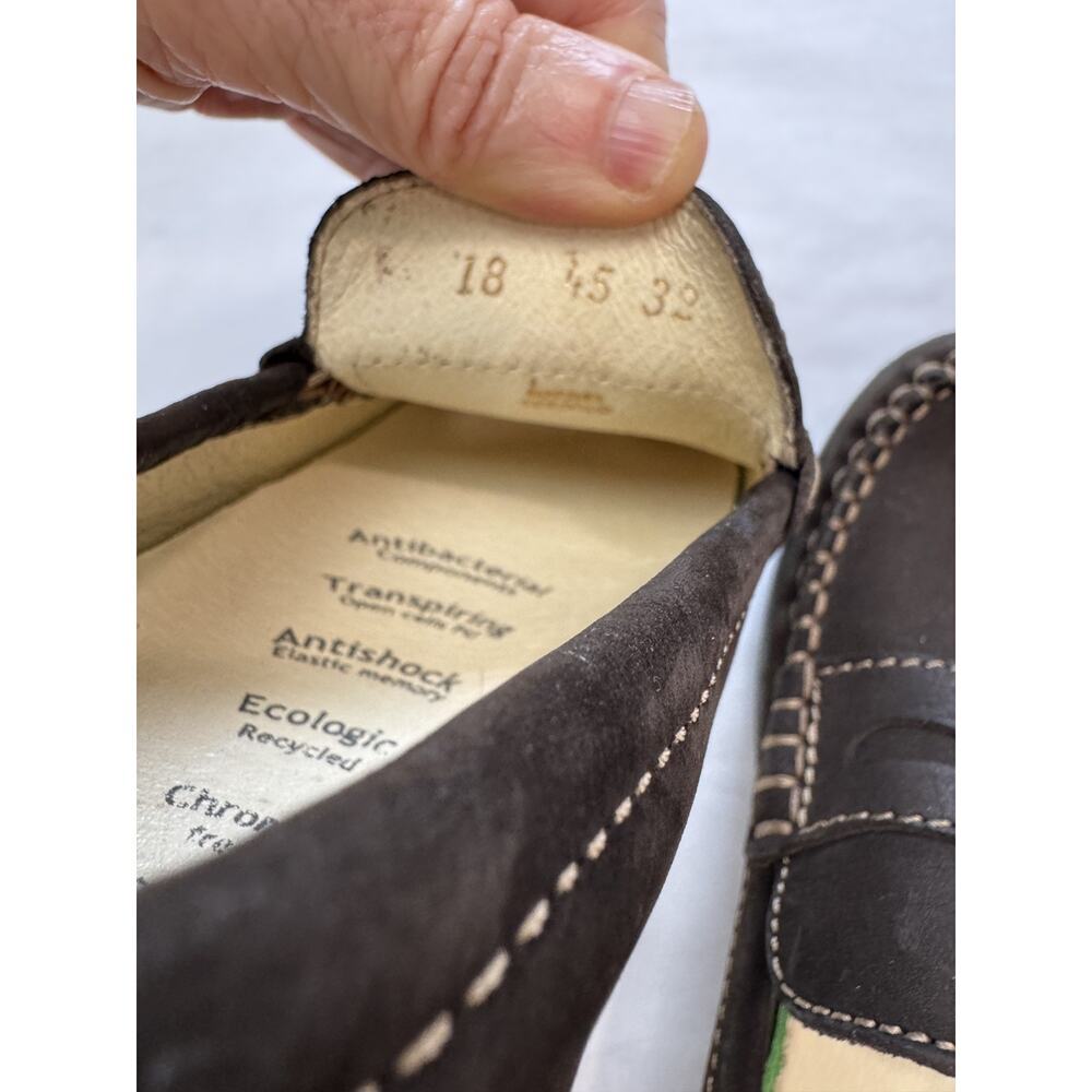 Primigi Boys Suede Loafers Preppy Casual Nubuck Brown Italian Leather Size 13.5 - Picture 9 of 12
